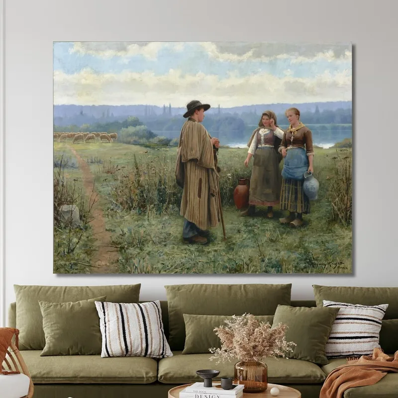 Un Moment D'Oisiveté Daniel Ridgway Knight