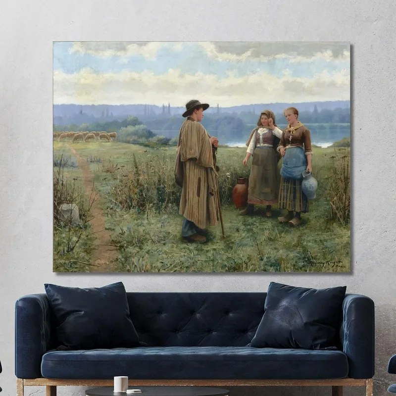 Un Moment D'Oisiveté Daniel Ridgway Knight