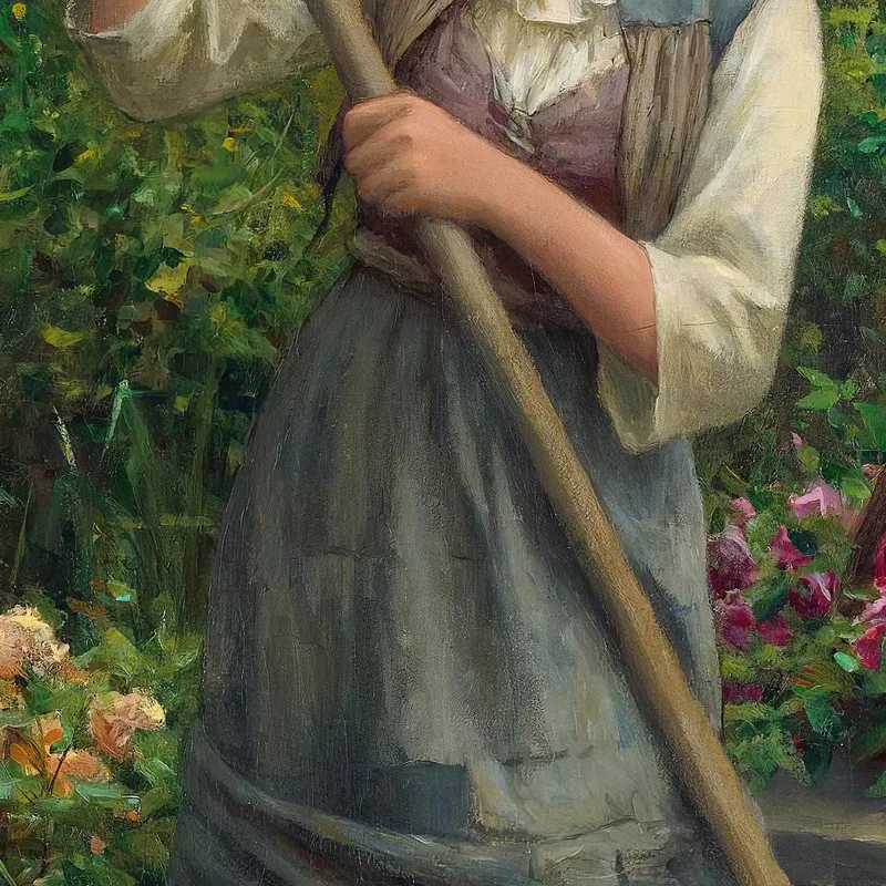 Blumen Am Flussufer Sammeln Daniel Ridgway Knight