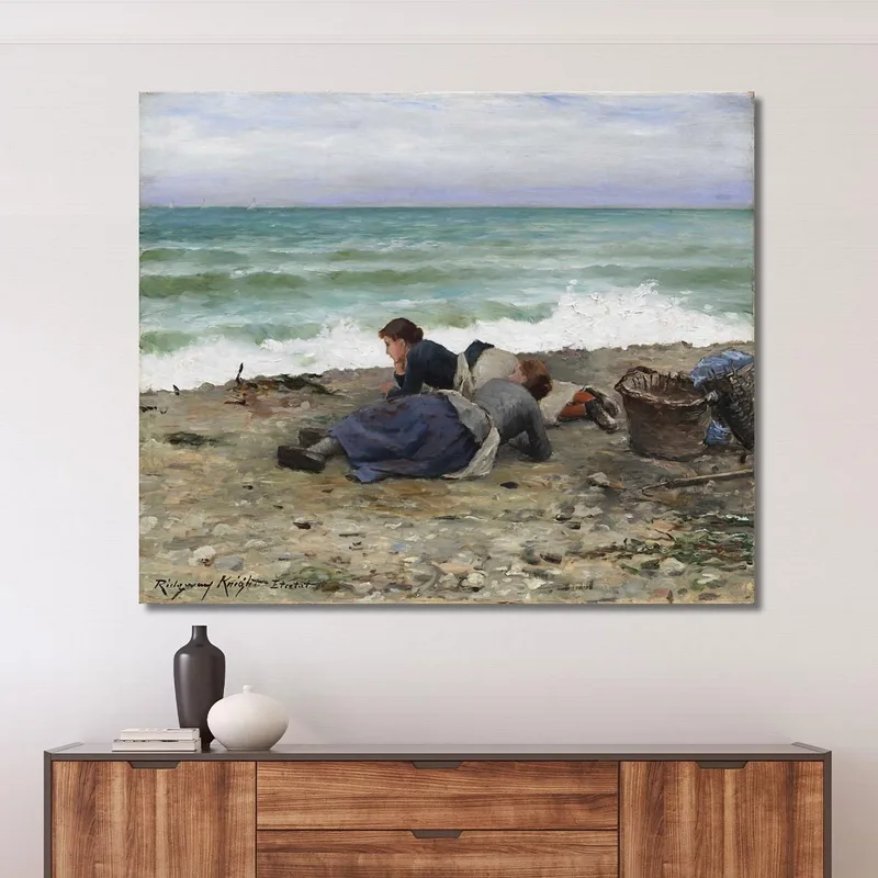 Marée Haute À Étretat Daniel Ridgway Knight