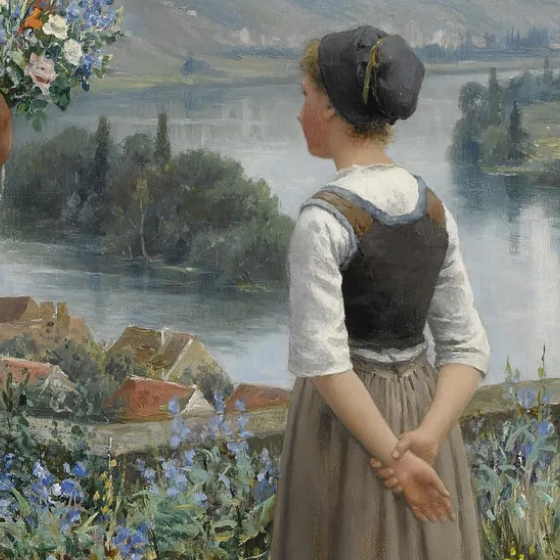 Raccolta Di Fiori Daniel Ridgway Knight