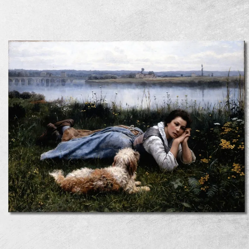 Ensueño Daniel Ridgway Knight cuadro en lienzo