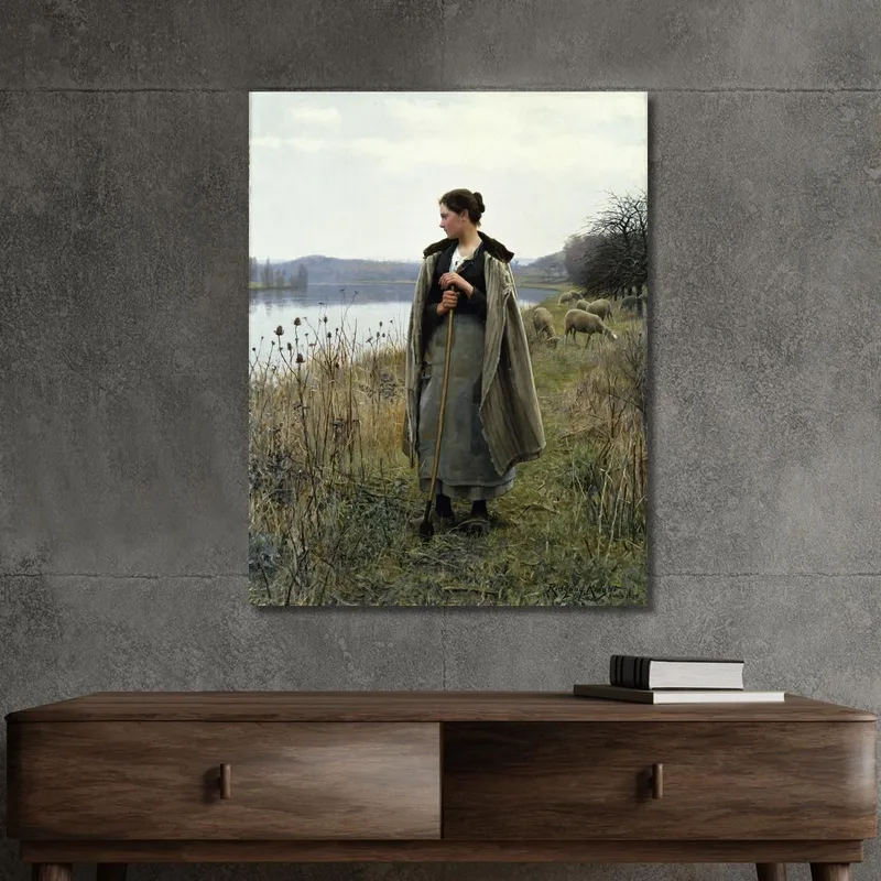 La Pastora De Rolleboise Daniel Ridgway Knight