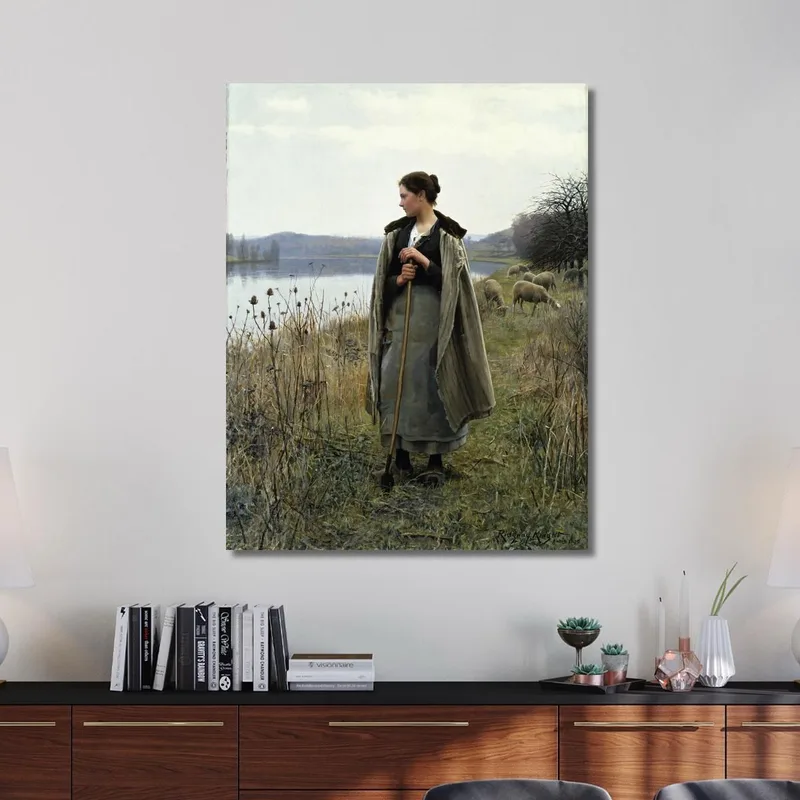 La Pastora De Rolleboise Daniel Ridgway Knight