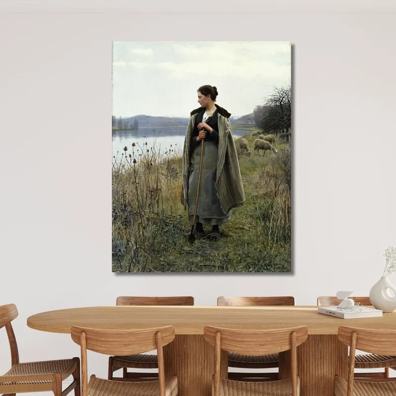 La Pastora De Rolleboise Daniel Ridgway Knight