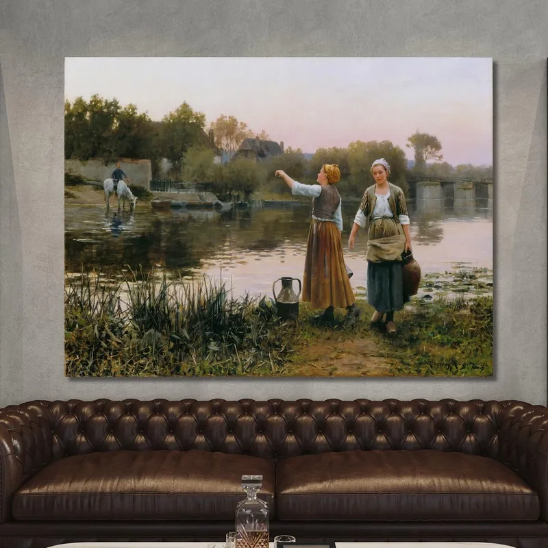 Le Portatrici D'Acqua 2 Daniel Ridgway Knight