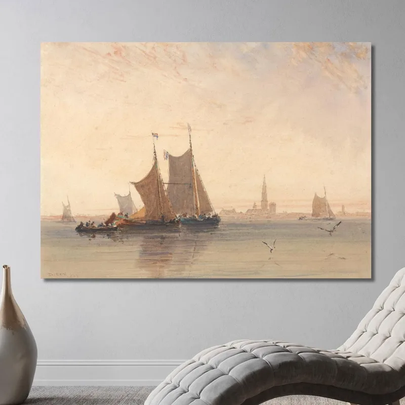Antwerp Morning David Cox