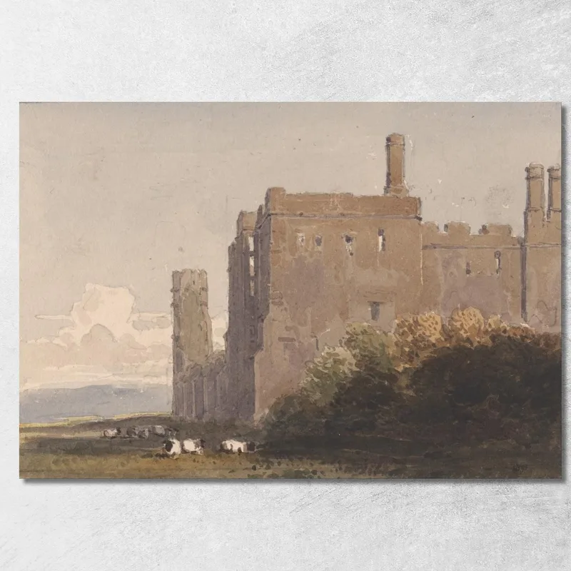 Abbazia Di Battle, Sussex David Cox quadro stampa su tela