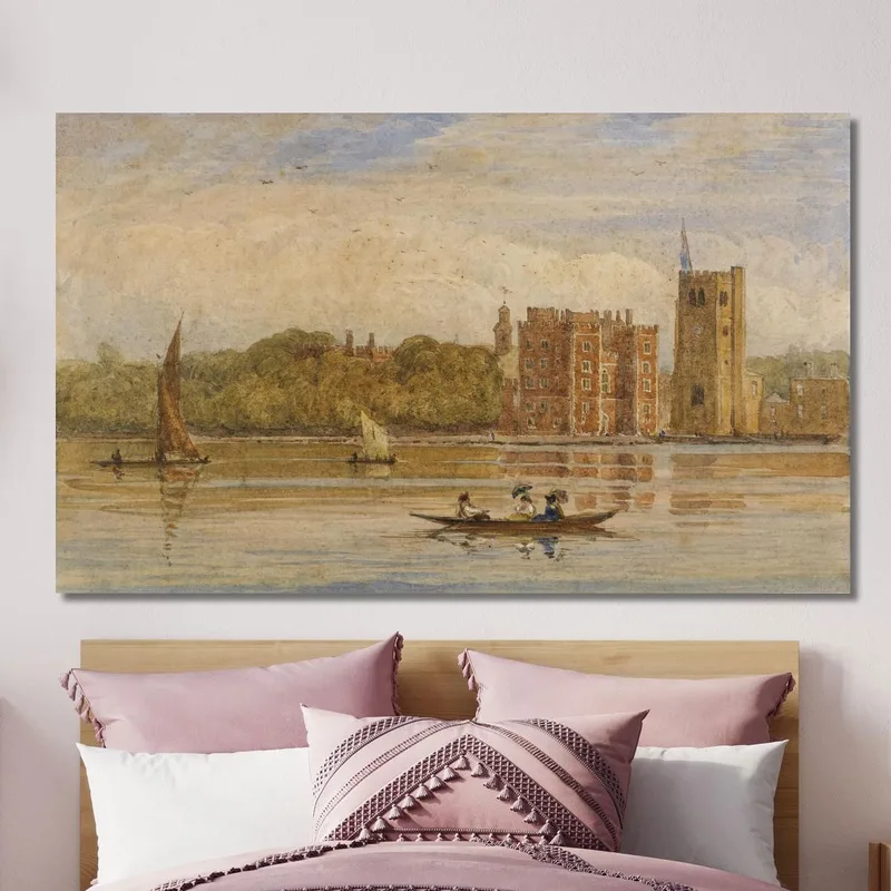 Boating Before Lambeth Palace London David Cox