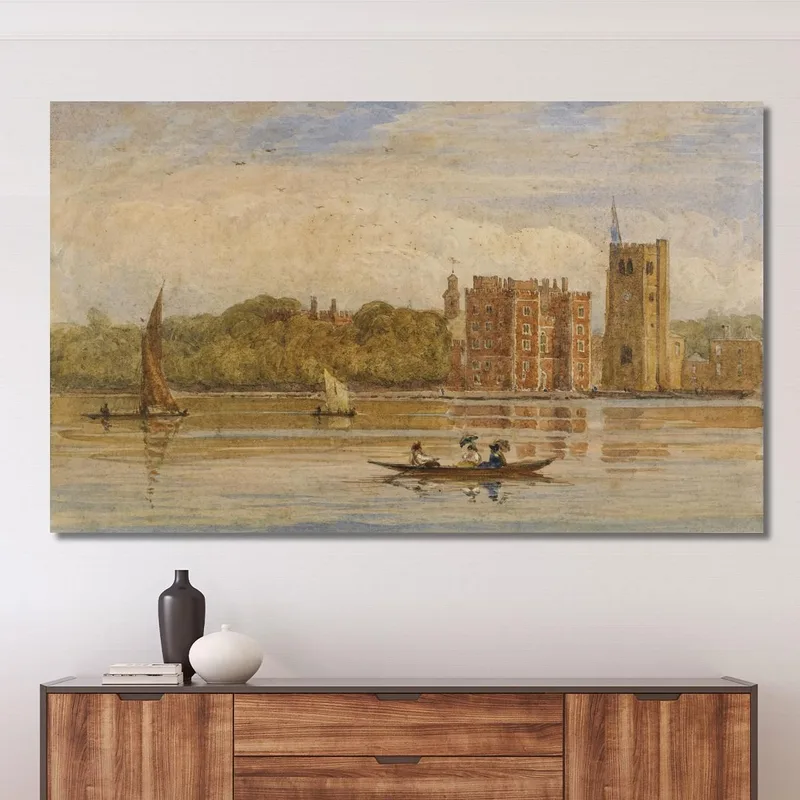 Boating Before Lambeth Palace London David Cox