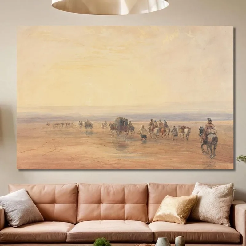 Traversée Des Sables De Lancaster David Cox