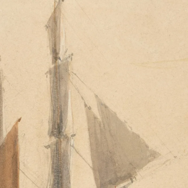 Entrée Du Port De Calais David Cox