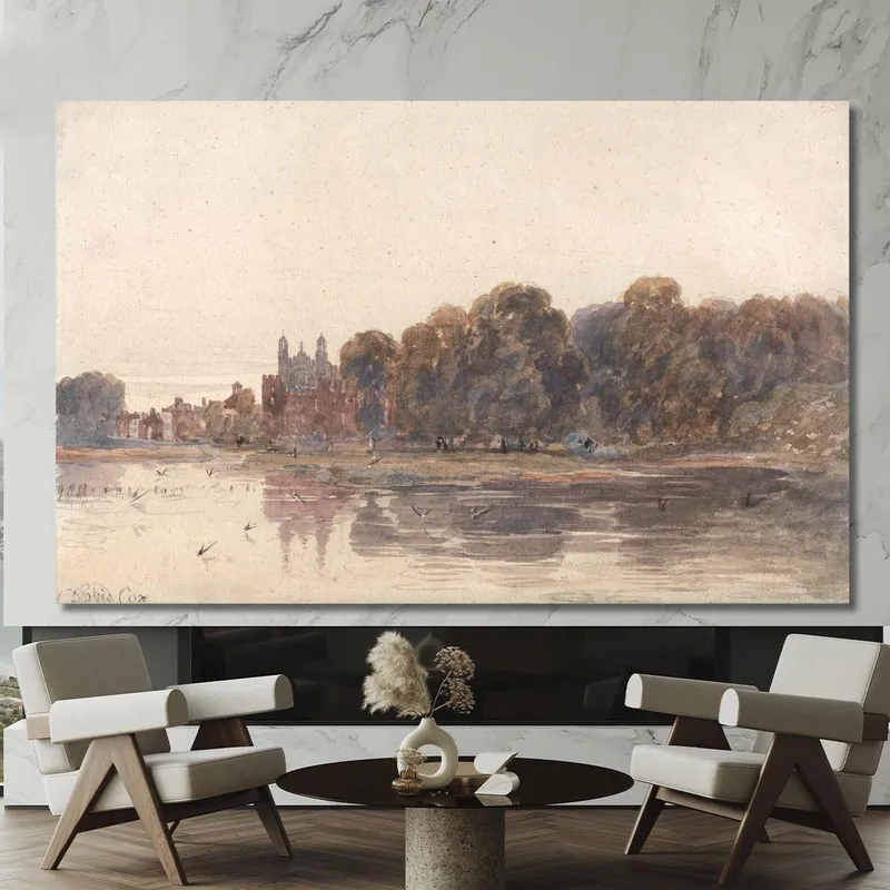 Eton From The Thames David Cox
