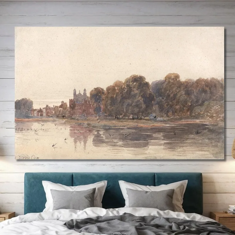 Eton From The Thames David Cox