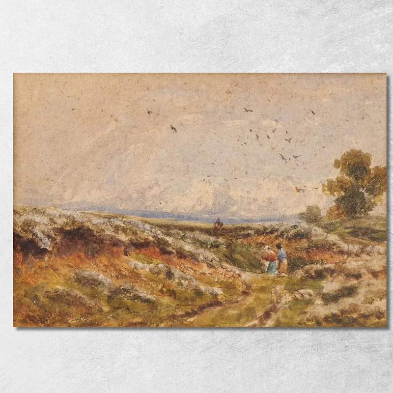 Scena Di Brughiera David Cox quadro stampa su tela