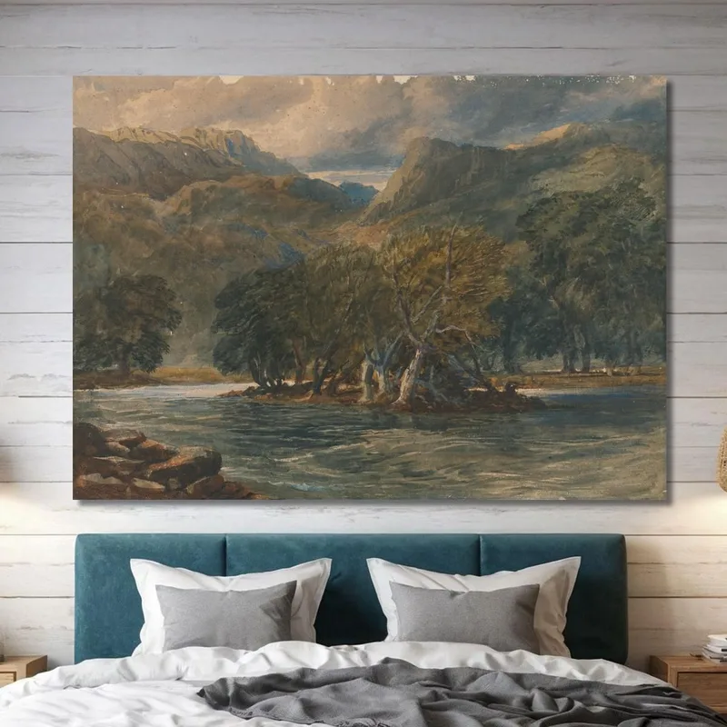 Am Conway-Fluss Nordwales David Cox