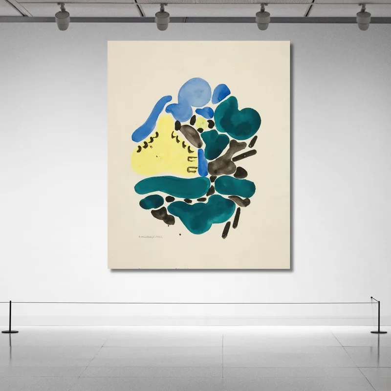Astrazione Basata Su Forme Di Fiori I David Kakabadzé