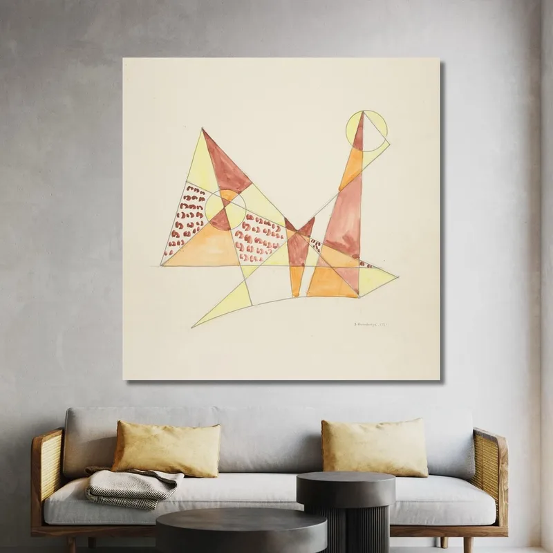 Abstraction Based On Sails Iii David Kakabadzé