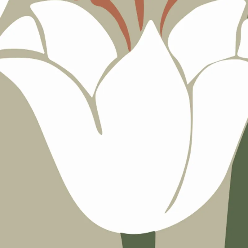 Quadro moderno mercato dei fiori di tokyo tulipani