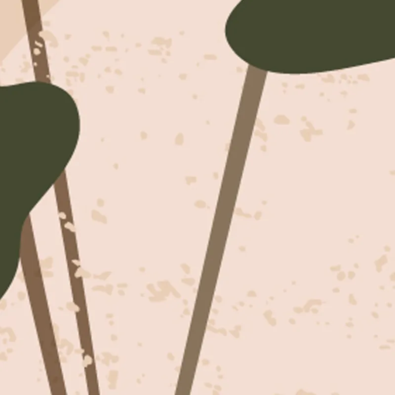 Monstera Minimalista in Vaso Terracotta quadro moderno su tela