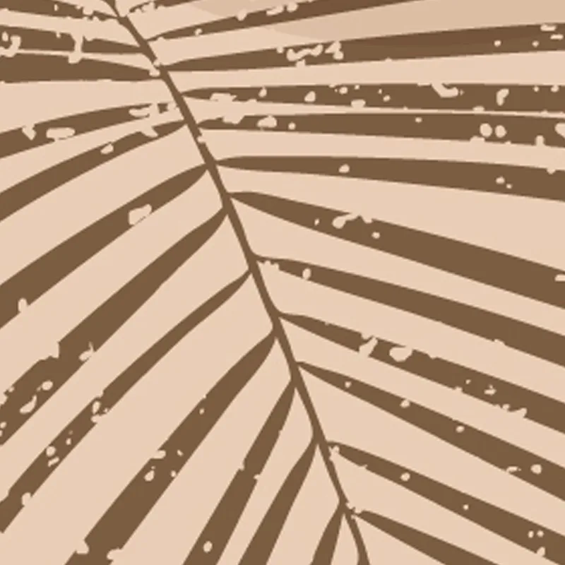 Stampa su canvas palme tropicali e avocado