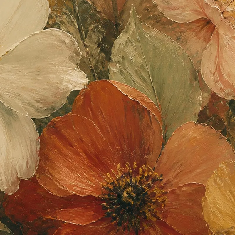 Leinwanddruck vintage blumenstrauß