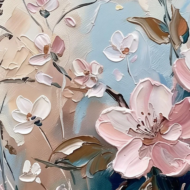 Pinke Blütenharmonie modernes wandbild