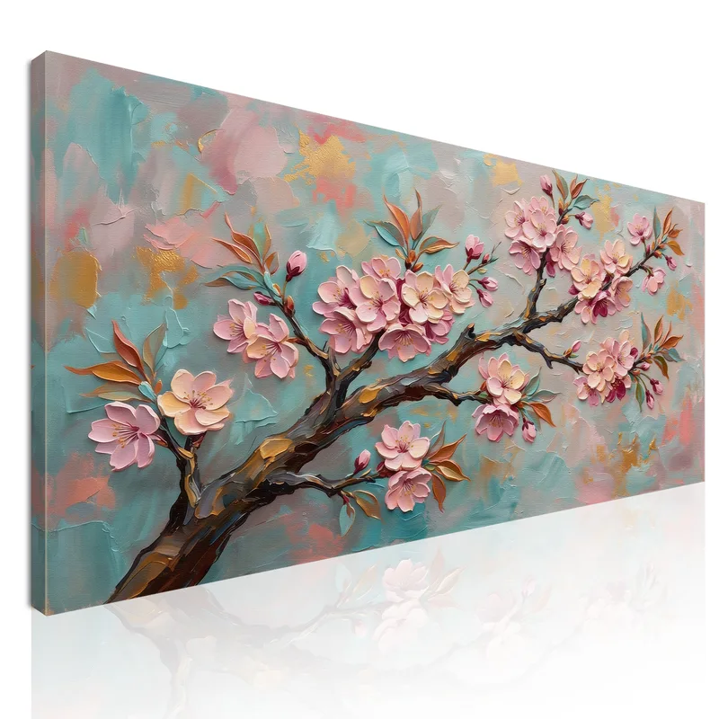 Branche de Fleur de Cerisier tableau sur toile