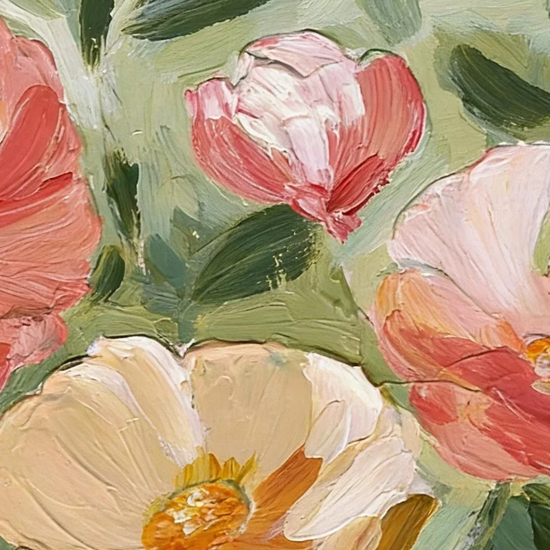 Sérénité du Bouquet de Roses tableau moderne