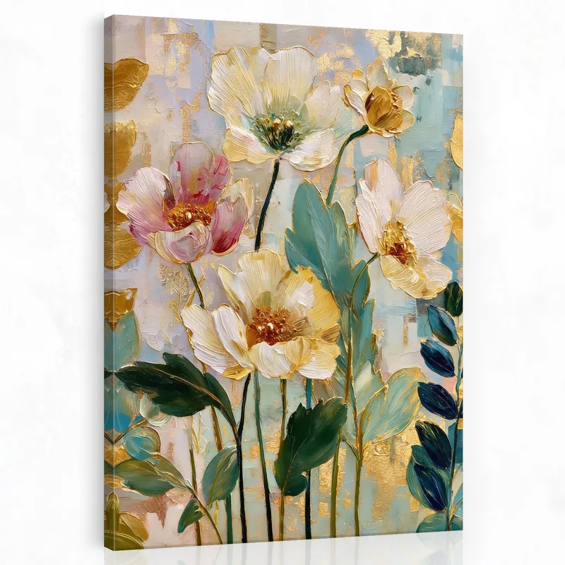 Quadro su tela elegante fiore