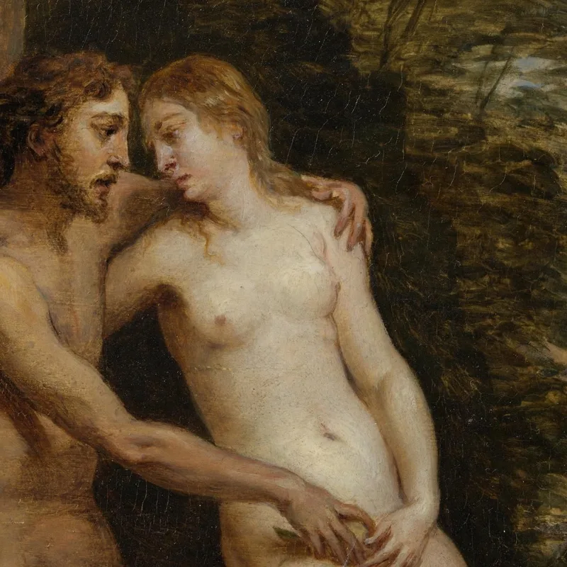 Adán Y Eva En El Paraíso David Teniers The Younger