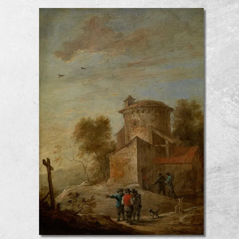 Nachmittag David Teniers The Younger drucken auf leinwand