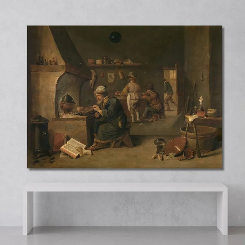 L'Alchimiste David Teniers The Younger