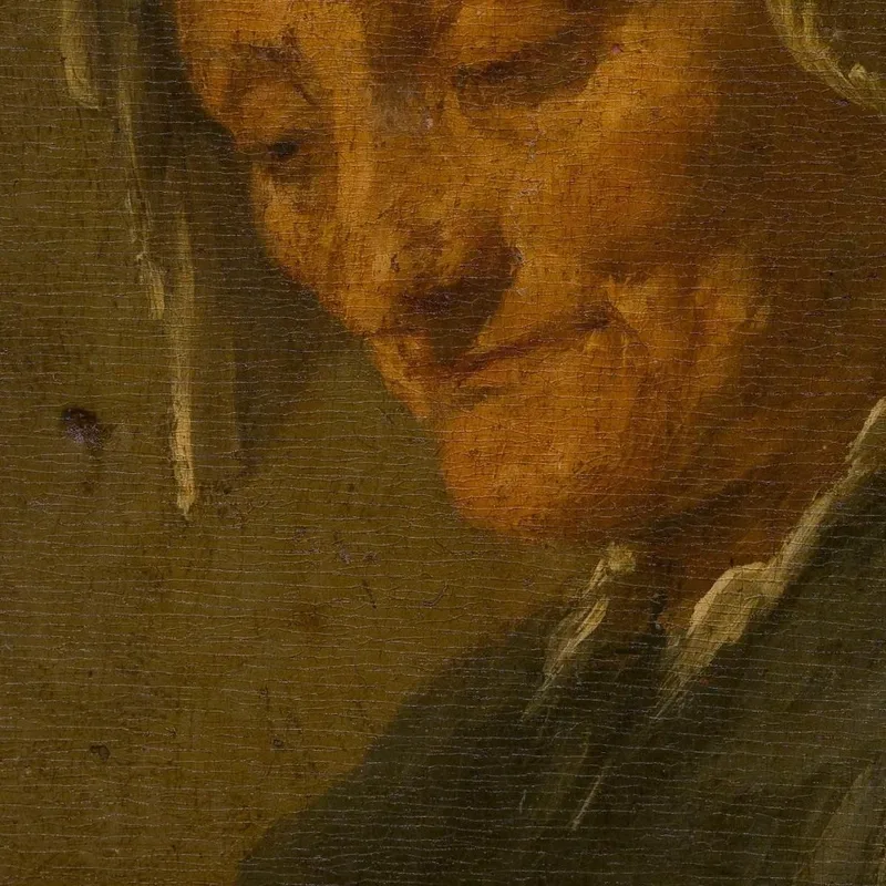 Un’Anziana Che Taglia Il Tabacco David Teniers The Younger