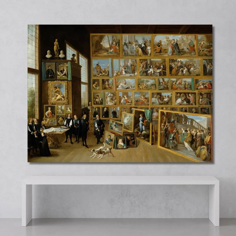 L'Archiduc Léopold-Guillaume Dans Sa Galerie À Bruxelles David Teniers The Younger