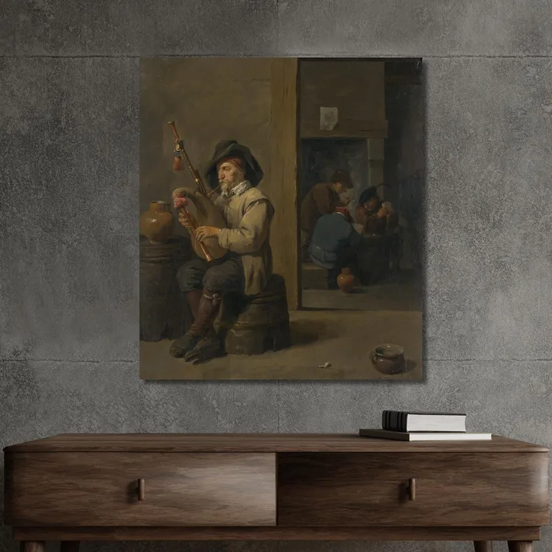 Gaitero En Una Taberna David Teniers The Younger