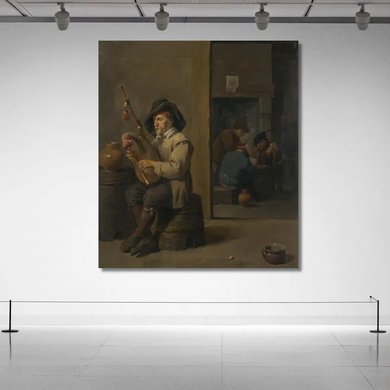 Gaitero En Una Taberna David Teniers The Younger