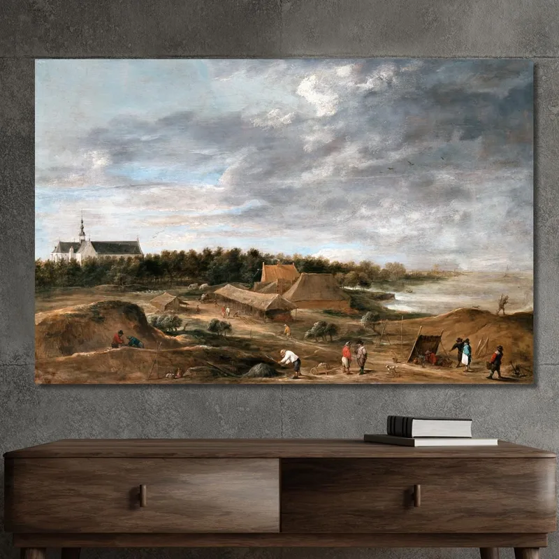 Brickmakers Near Hemiksem David Teniers The Younger