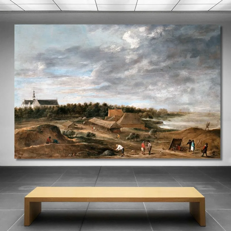 Brickmakers Near Hemiksem David Teniers The Younger