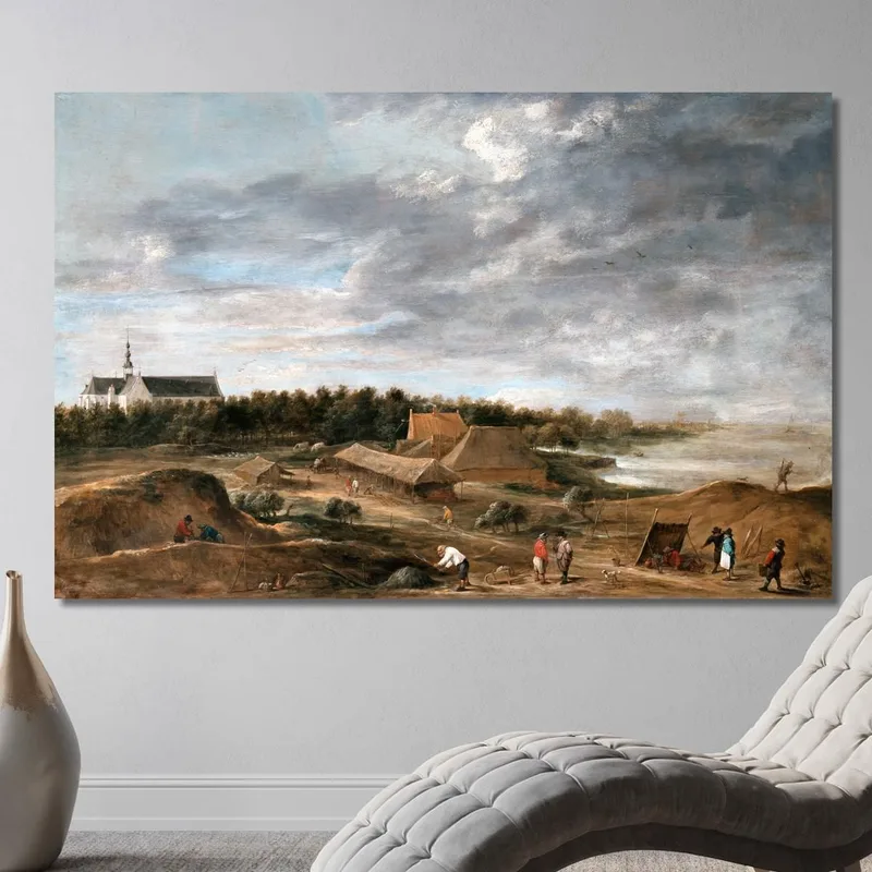 Brickmakers Near Hemiksem David Teniers The Younger