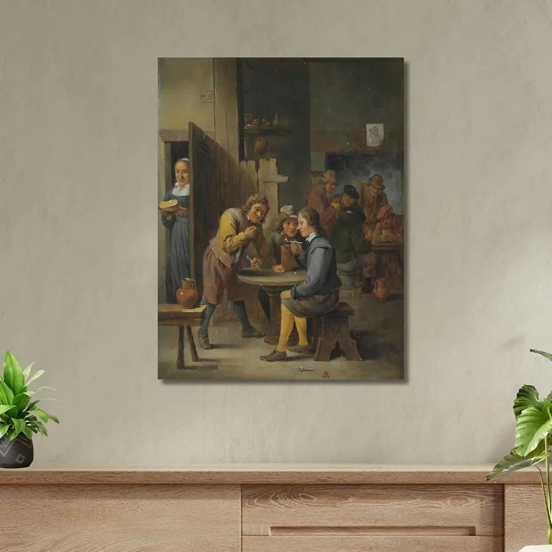 Personnages Dans L'Intérieur D'Une Taverne David Teniers The Younger