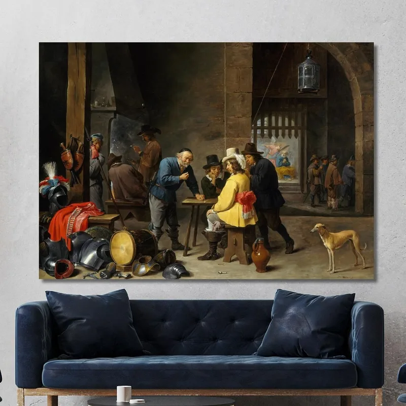 Guardroom With The Deliverance Of Saint Peter David Teniers The Younger