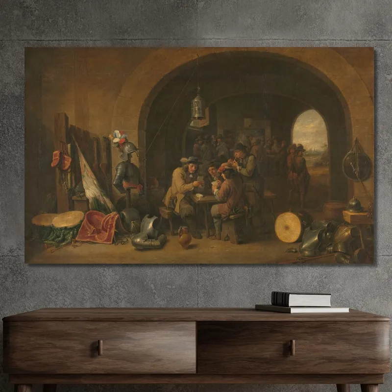 Salle De Garde David Teniers The Younger