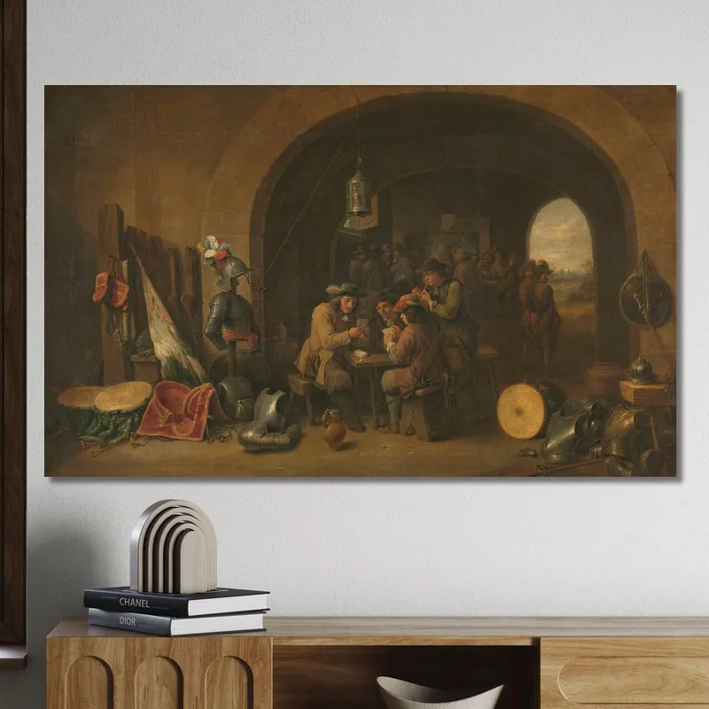 Salle De Garde David Teniers The Younger