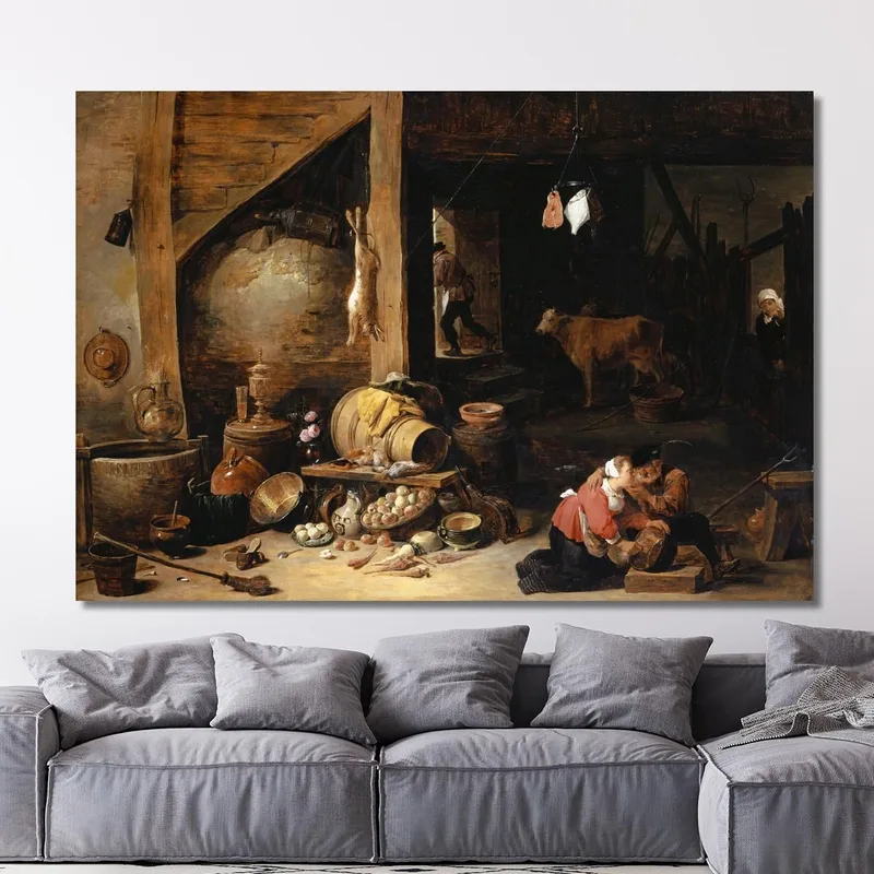 Dans L'Écurie David Teniers The Younger