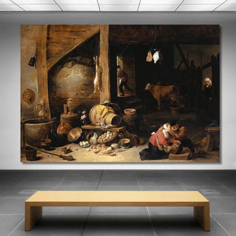 Dans L'Écurie David Teniers The Younger