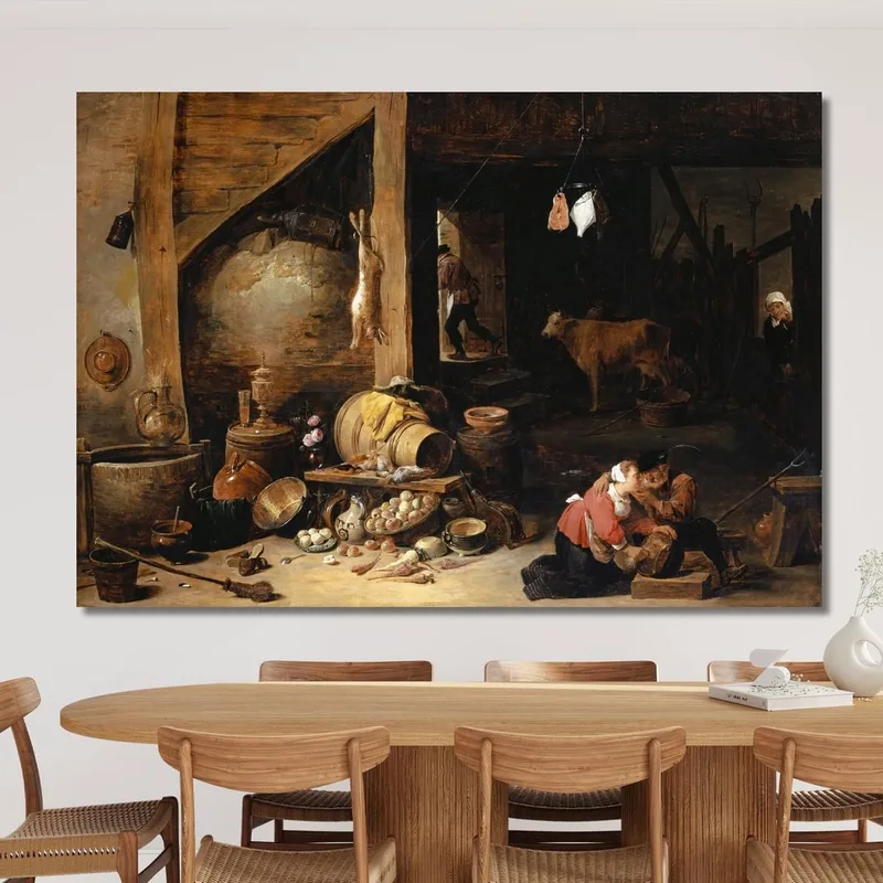 Dans L'Écurie David Teniers The Younger
