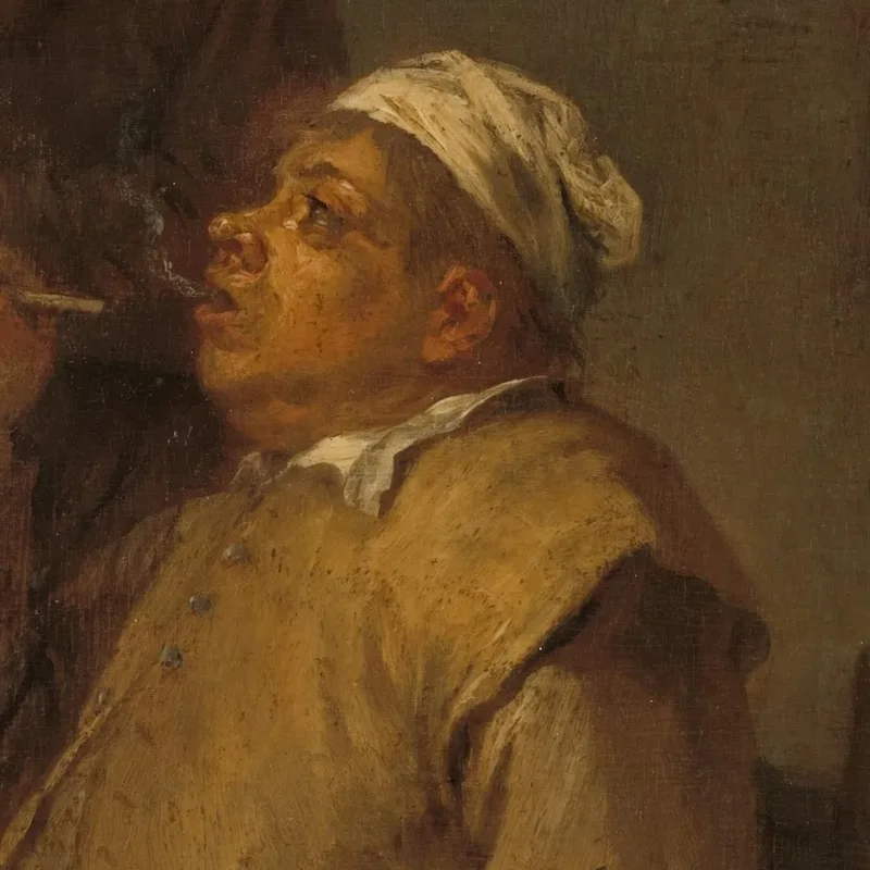 Maçon Fumant Avec Des Compagnons Dans Une Taverne David Teniers The Younger