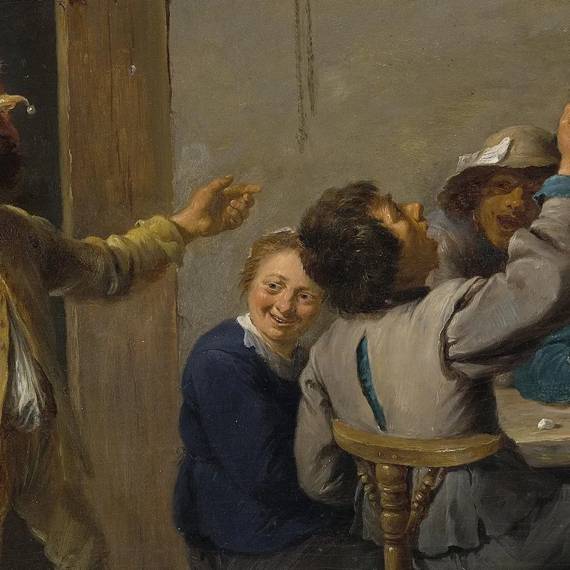 Bauern Feiern Das Fest Der Heiligen Drei Könige David Teniers The Younger