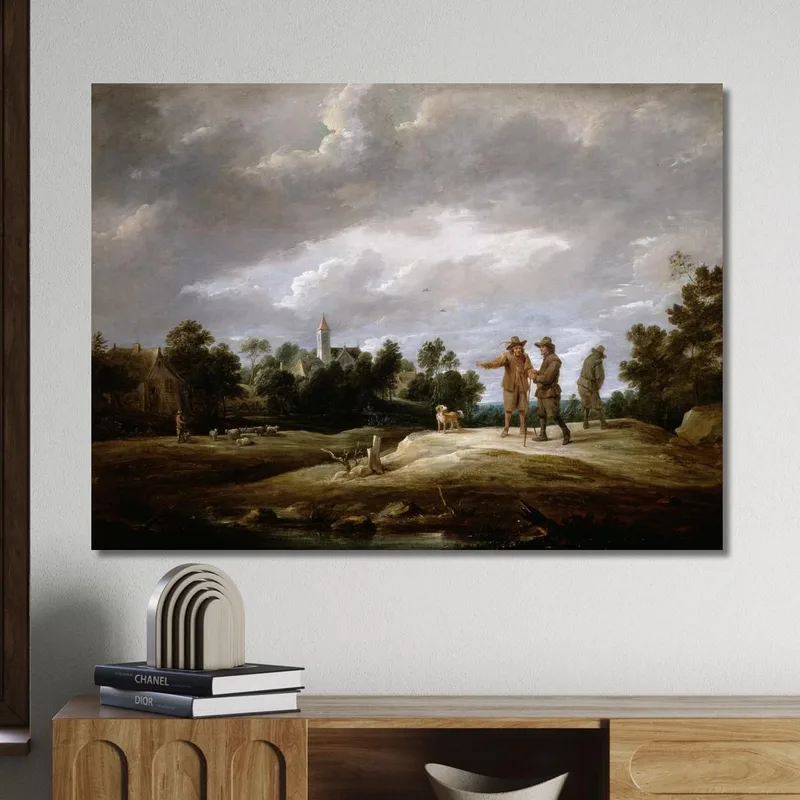 Paysans Conversant David Teniers The Younger